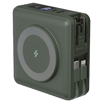 ADAM elements 亞果元素 GRAVITY X5 五合一 萬用行動電源 Type-C+Lightning  軍綠