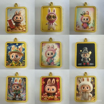 新款手繪唐卡西藏熱貢尼泊爾寶寶佛釋迦摩尼隨身吊墜掛墜會銷