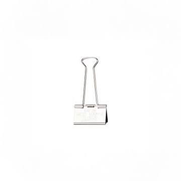 【SDI 手牌】41mm銀色長尾夾  塑膠筒18支入 / 筒 0233T