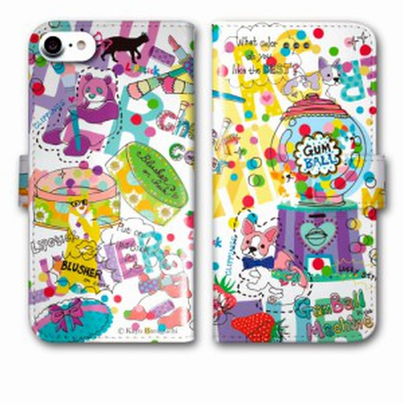 ホラグチカヨ スマホケース 手帳型 Iphone11 Iphone11 Pro So 01m Sh 02m Sc 02m 全機種対応 パンダ クマ ワンコ カラフル ポップ Iphone 通販 Lineポイント最大1 0 Get Lineショッピング