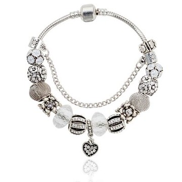 串珠手鍊 手環-歐美時尚精緻水晶飾品流行情人節生日禮物女配件73kc356【獨家進口】【米蘭精品】