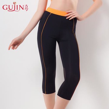GUJIN古今運動系列時尚舒適顯瘦吸濕排汗九分褲速干運動女褲1GE05