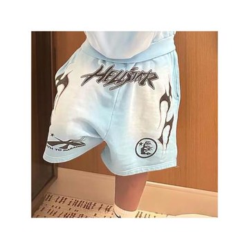 Hellstar Studios shorts 明星同款歐美風休閑運動男女洗水短褲
