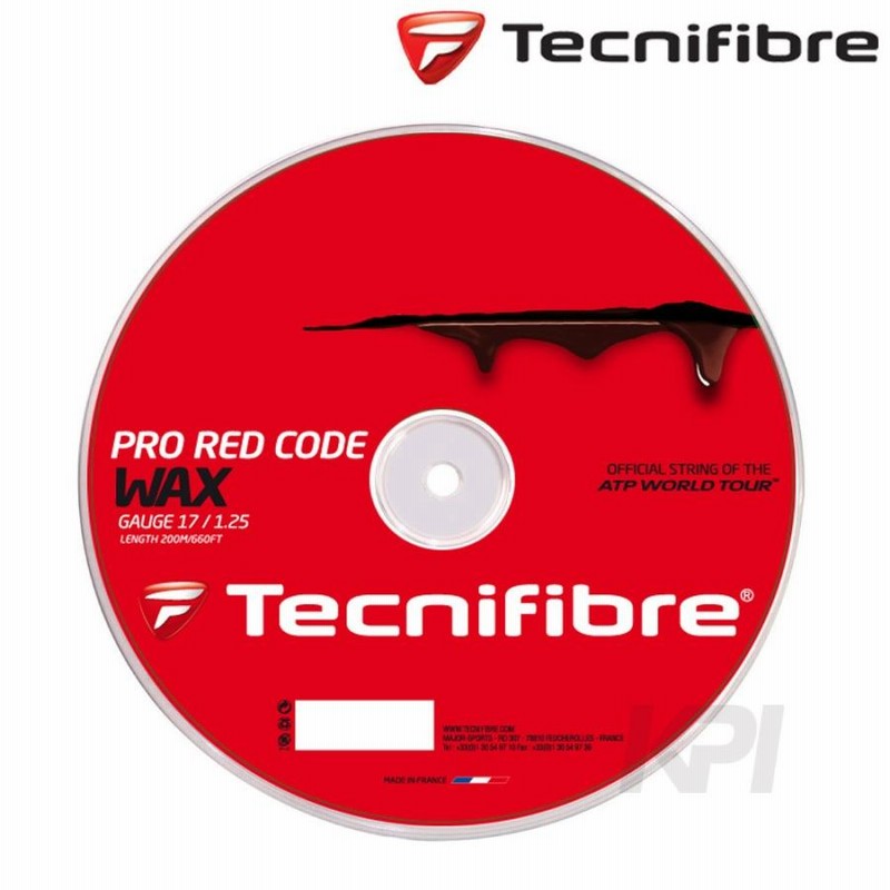 ユキボー様　テクニファイバー(Tecnifibre) ガットレッドコード200m Amazon | テクニファイバー RED CODE レッドコード 200Mロール