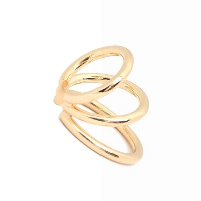サスキアディツ SASKIA DIEZ イヤーカフ レディース WIRE BOLD EARCUFF TRIPLE ゴールド クリスマスプレゼント