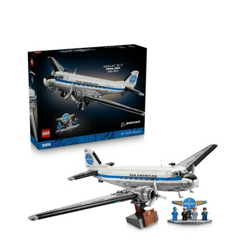 LEGO Icons 11378 Douglas DC-3 PAN AM 客機(飛機模型 泛美航空 禮物 玩具)