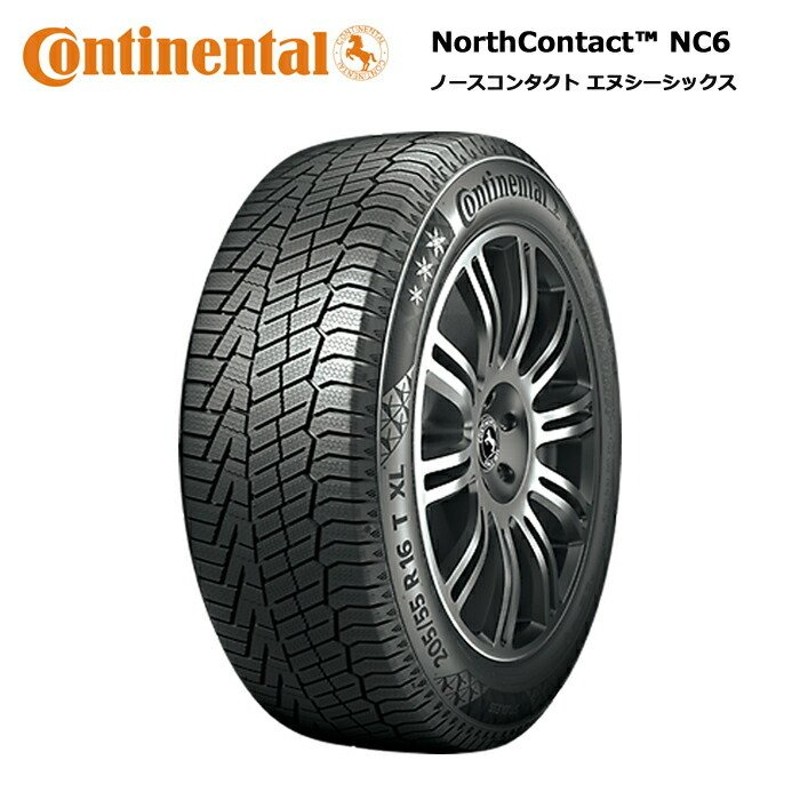 コンチネンタルタイヤ 225/65R17 102T NC6 ノースコンタクト 1本価格 ...