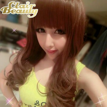 ☆雙兒網☆HOT！材質再升級新耐熱假髮【MA096】可愛人妻益若翼浪漫長捲髮