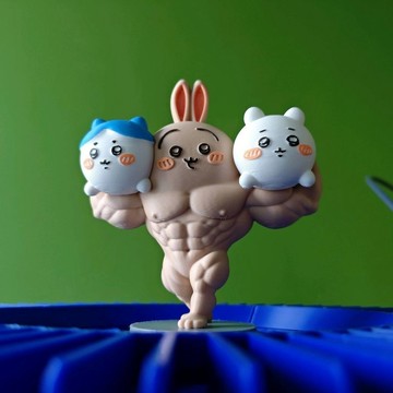 美先生吉伊卡哇Chiikawa乌撒奇搞笑玩偶3d打印手工上色