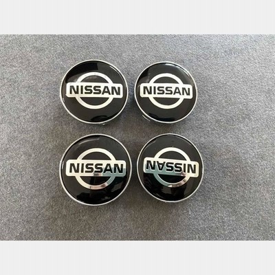 NISSAN 日産 ホイール センターキャップ 保護 カー★自動車用 防塵 4Pセット 外径60mm ハブキャップ