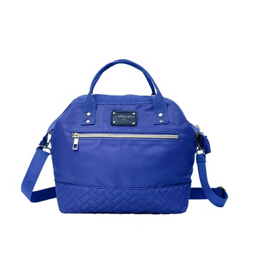 【lapagayo】簡約復古編織防盜多功能手提包