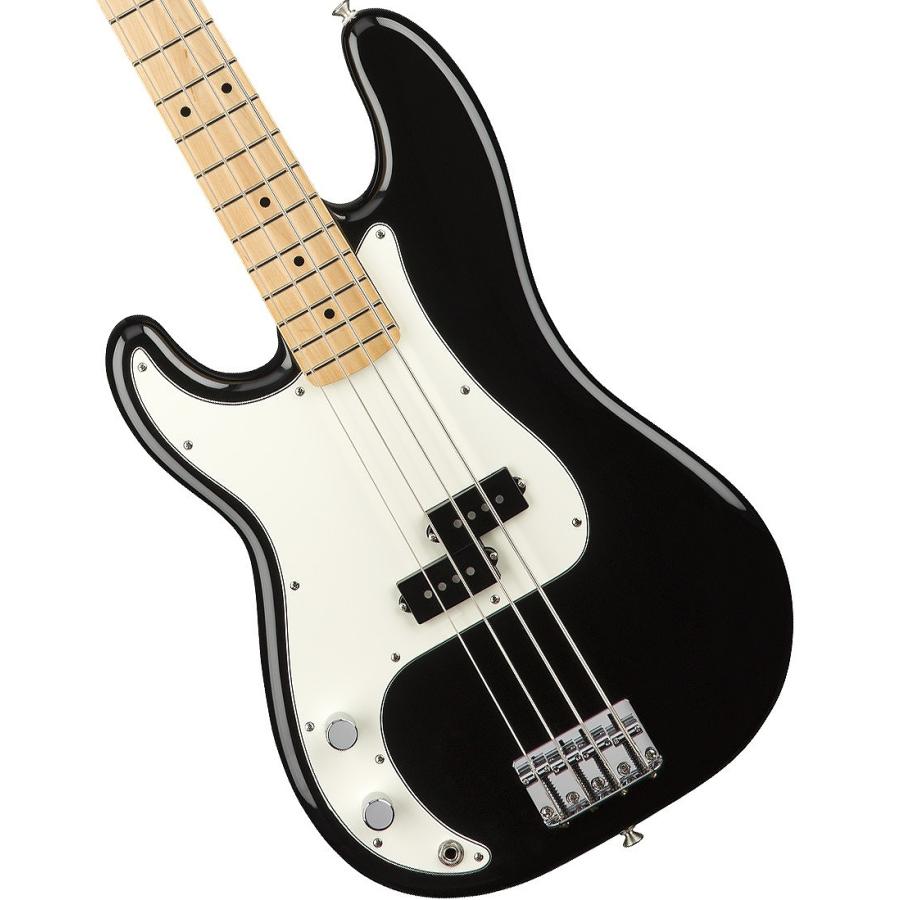 Fender   Player Series Precision Bass Left-Handed Black Maple VOXヘッドホンアンプ付属エレキベース初心者セット(YRK)