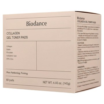 Biodance 膠原蛋白緊緻彈潤凝膠棉片  1個  60片