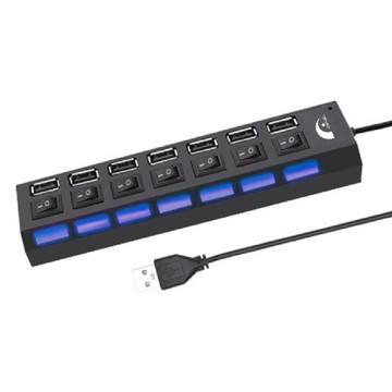 JPB [  ] 7埠USB 獨立開關 HUB集線器