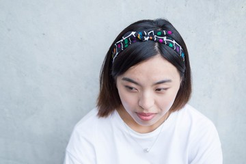 魔都 / 黑 點點 彩色 / 無鐵絲 多用途 髮帶 領巾