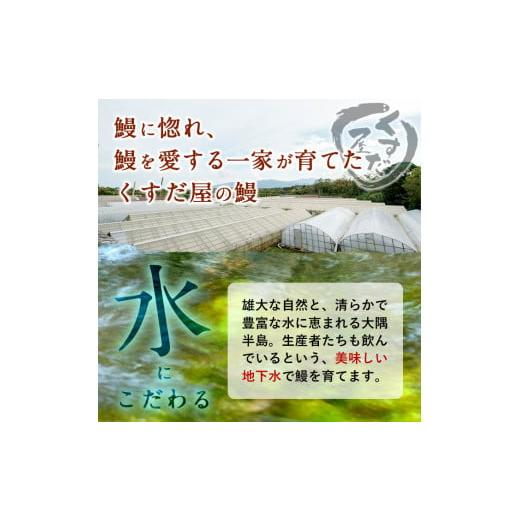 ふるさと納税 鹿児島県 志布志市 くすだ屋の極上うなぎ 2尾(140g×2)＜計280g以上＞ a3-147