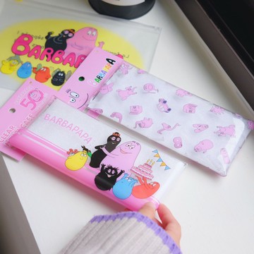 《BARBAPAPA》🇯🇵日本｜泡泡先生萬用收納包 眼鏡盒 美妝刷具包