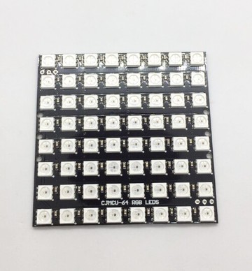 WS2812  5050 RGB LED 64位 LED模塊 全彩驅動彩燈 (含稅)【佑齊企業 iCmore】
