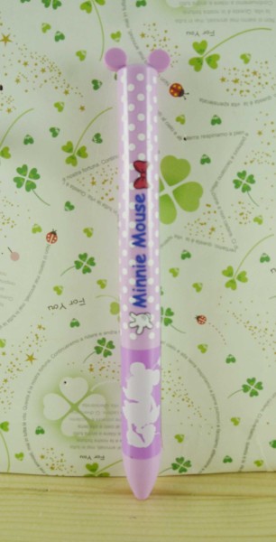 【震撼精品百貨】Micky Mouse_米奇/米妮 ~雙色筆-紫