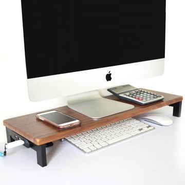 台灣製造 高質感usb多功能螢幕架/增高架