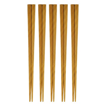 上龍 佳味金檀筷  5雙筷子  天然木  1組