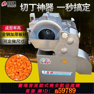 【廠家直銷 可打統編】多功能切菜機商用切丁機小型切丁神器蘿卜切粒電動切片絲機全自動