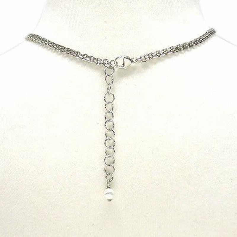 シャネル ネックレス AB8960 CHANEL ペンダント ココマーク ストラス 