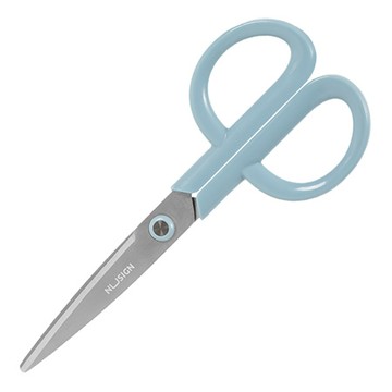 得力Deli NUSIGN防沾黏剪刀/ENS053/175mm/藍色