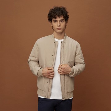 GIORDANO 男裝飛行外套 E care輕暖系列 - 12 牧民卡其