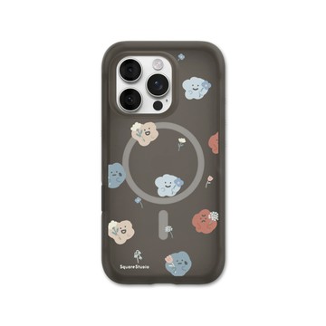 RHINOSHIELD iPhone 16/16 Plus/16 Pro/16 Pro Max AirX MagSafe兼容 氣墊緩衝磁吸防摔手機殼｜方坊-小花喜怒哀樂