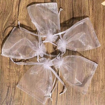 束口網紗袋 100入雙拉繩紗袋 多尺寸 水果套袋 絲瓜套袋 南瓜酪梨套袋 草莓網袋 防蟲網袋 防蟲網袋 蔬果袋 禮品袋