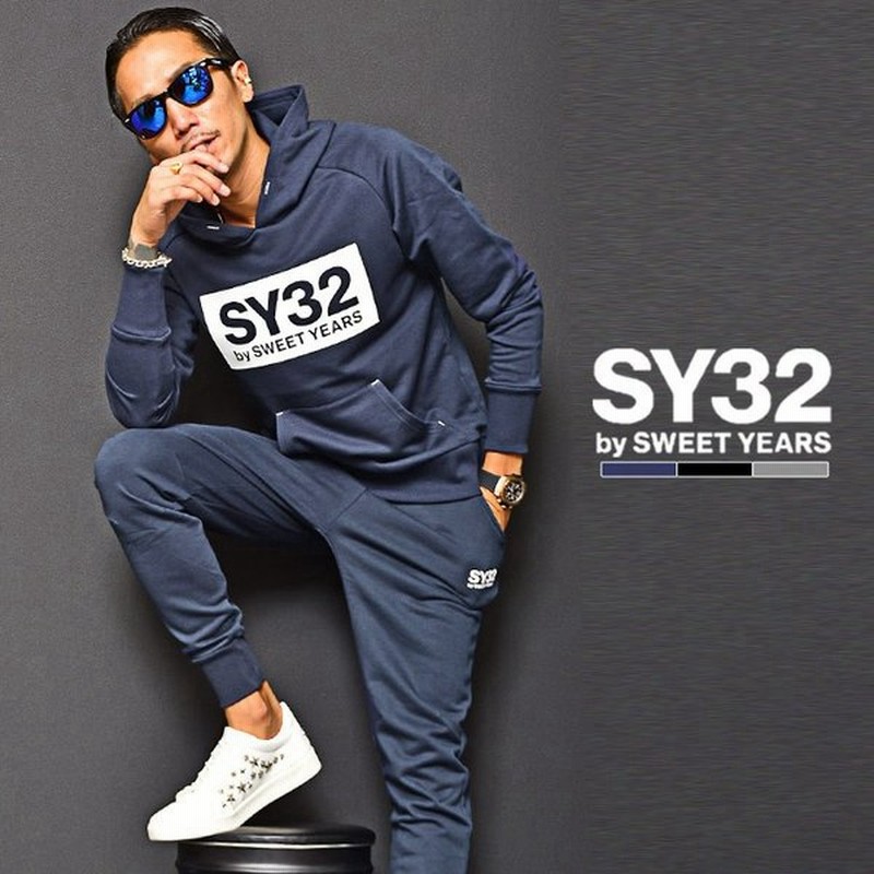 SY32 SWEET YEARS スウィートイヤーズ セットアップ メンズ パーカー ...