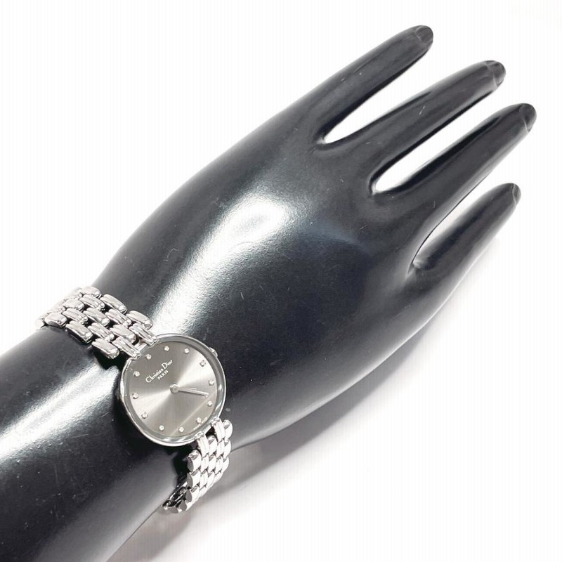 ディオール Dior 腕時計 D44-120 バギラ 12P ダイヤ ステンレス