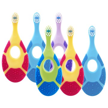 Jordan 兒童牙刷 第一階段  顏色隨機  6支  1組