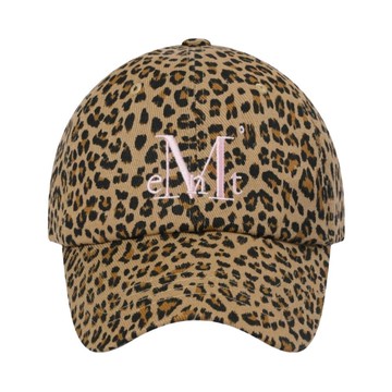 韓國 MUCENT SIGNATURE BALL CAP 經典素色百搭棒球帽 豹紋米 LEOPARD BEIGE