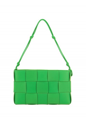 Bottega Veneta - Cassette Shoulder Bag - Womens - Green