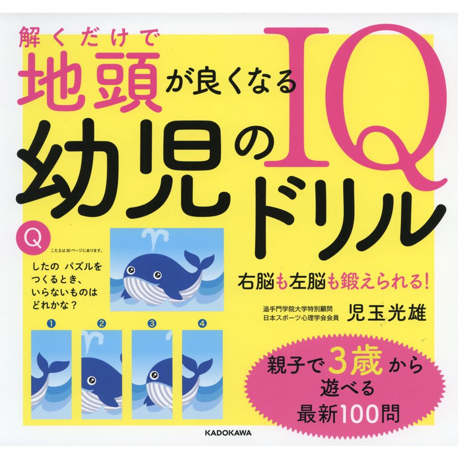 解くだけで地頭が良くなる幼児のIQドリル 右脳も左脳も鍛えられる