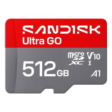 SanDisk 晟碟 Ultra GO microSD 記憶卡 SDSQUGN-512G-GN6MN  1個  512GB