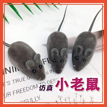 🔥隔日到貨🔥仿真絨毛小老鼠 擺件 擺飾 老鼠 裝飾 辦公室小物 嚇人 整人【葉子小舖】
