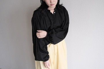 【新品】enrica 棉質襯衫 / LOGWOOD-BLACK