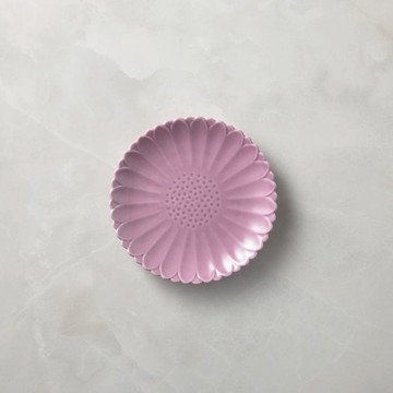 波佐見燒 - 八重菊小盤 - 四款任選 - 12.5 cm 天空藍