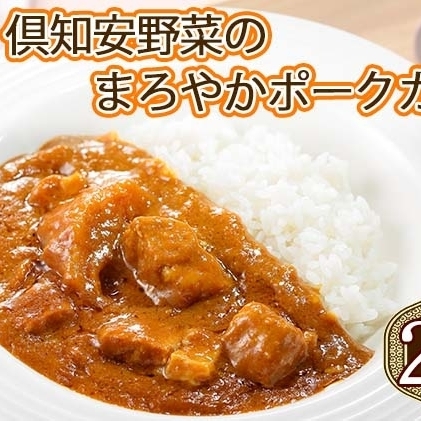 先行受付無地熨斗 北海道 倶知安 ポークカレー 200g 20個  中辛 レトルト食品 加工品 時短 豚肉 野菜 じゃがいも お取り寄せ 