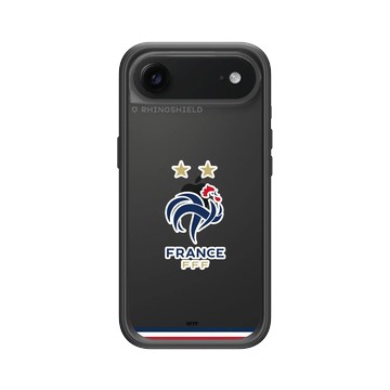 iPhone Air Mod NX -邊框背蓋組合 (相機按鈕) 黑 - FFF - Logo - Stripes