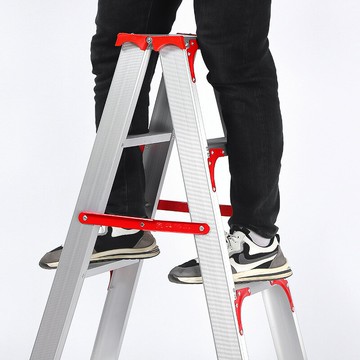 優樂悅~貨源供應鋁合金加厚人字梯家用雙側梯折疊梯子工程合梯便攜梯子