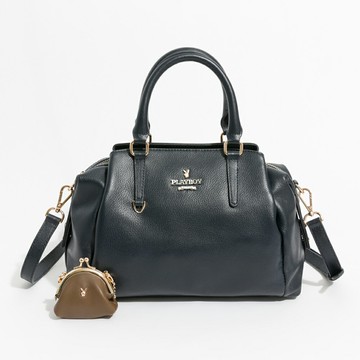 PLAYBOY - 手提包附長背帶  Striking系列 - 深藍色