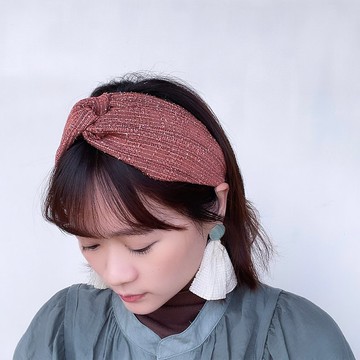 餅乾盒 好煩小姐 交叉髮帶 鋁線髮帶