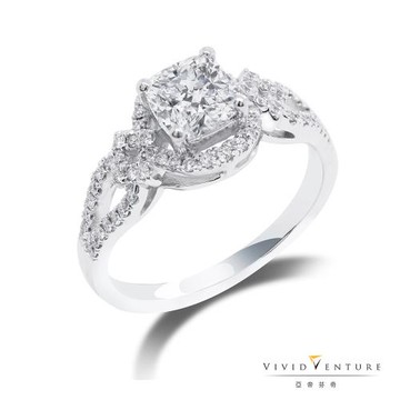 亞帝芬奇 GIA 1克拉 EVS2 鑽石 戒指 閃耀輝煌 PT950鉑金台