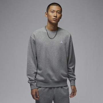 NIKE 大學T JORDAN 灰色 刺繡LOGO 基本款 長袖 男 FV7296-091