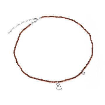 [韓國] 幽靈之心鎖骨鍊 / 2色 / Ghost Heart Necklace
