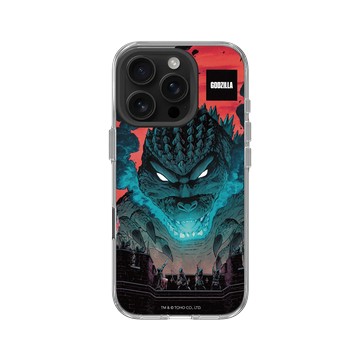 iPhone 16 Pro Clear Case（相機按鈕） 透明 - 哥吉拉 Godzilla - 宇宙熵增